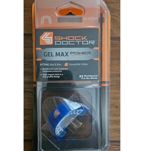 Shock Doctor Gel Max Power Mouthguard Classic Fit‎ Boil & Bite Tether
